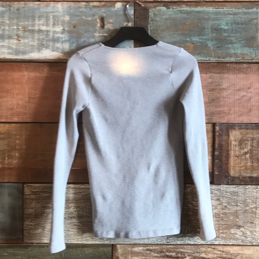 Free People Seamless Lace-up Long Sleeve Top - Picture 3 of 4